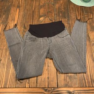 Grey maternity jeans
